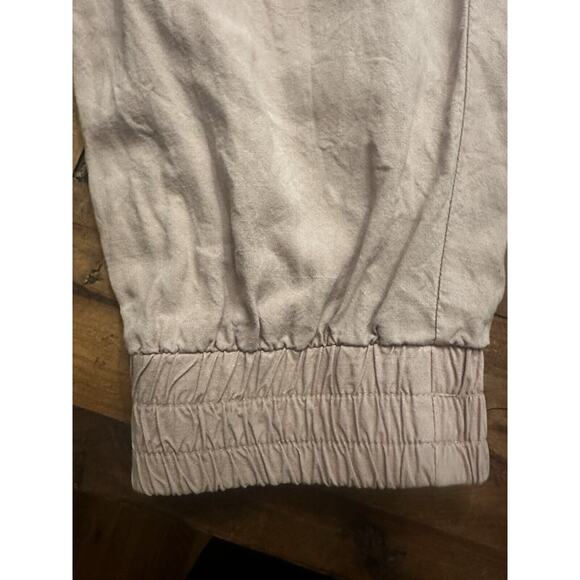 Cloth & Stone Anthropologie Women's Joggers Sz Med Beige Drawstrings 100% Tencel - Picture 2 of 12